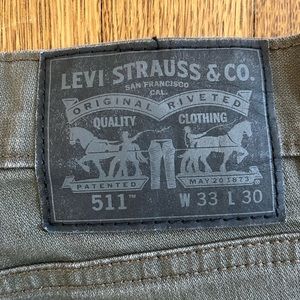 Men’s Levi 511 W33 L30 jeans